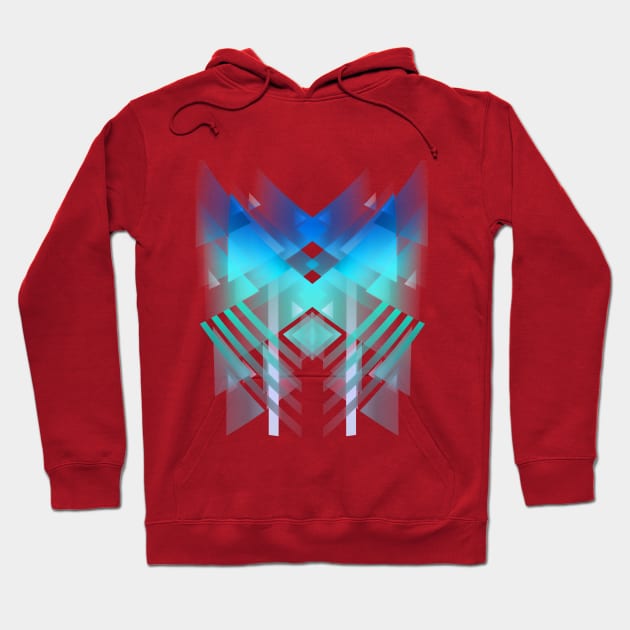 Blue Triangle 2 Hoodie by bobyberto